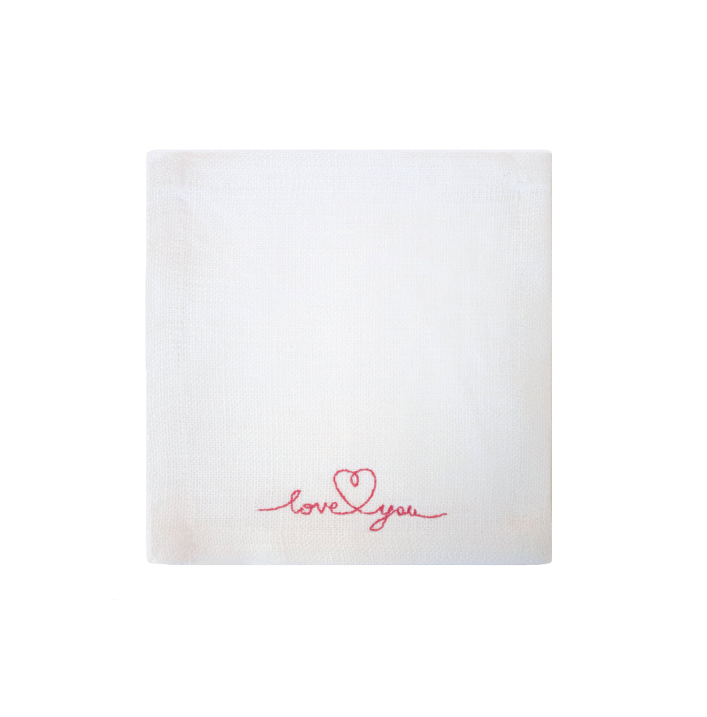 "Love You" Cocktail Napkins