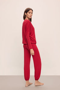 Gisele Slouchy Set In Haute Red/Haute Red