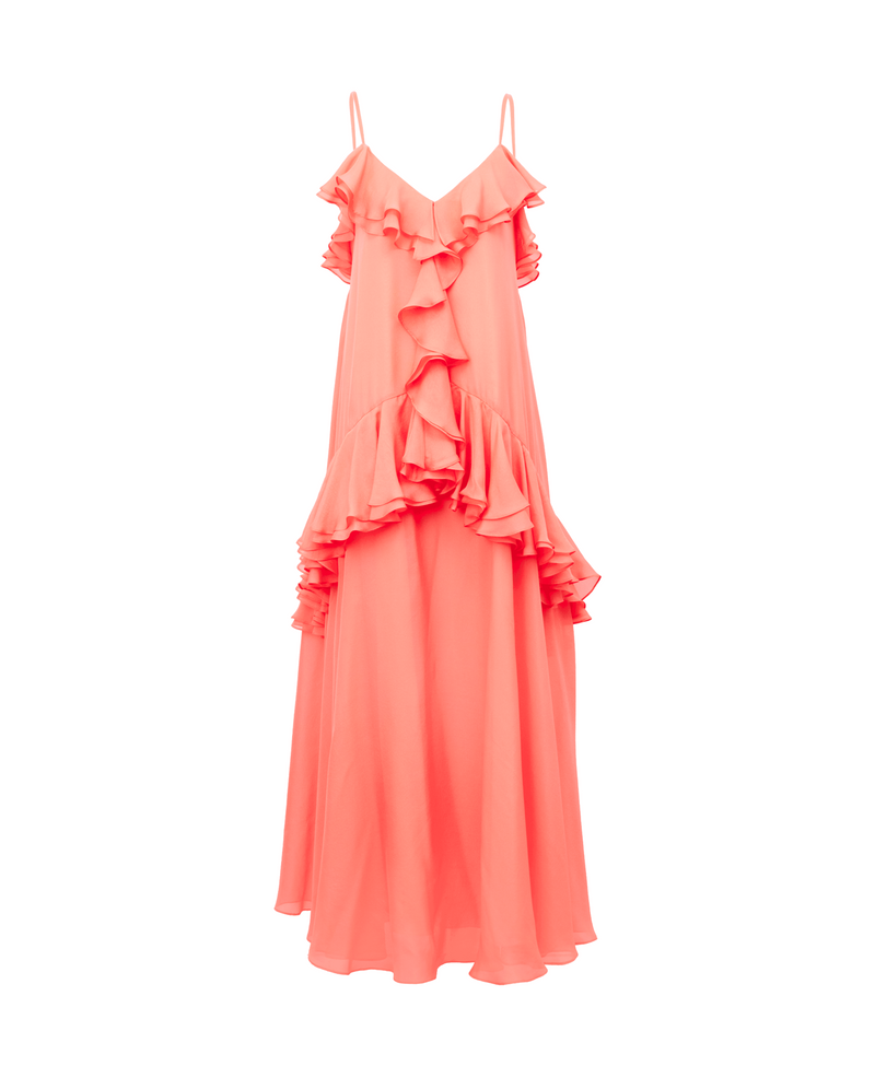 Lucy Dress in Guava