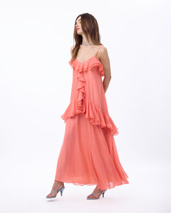 Lucy Dress in Guava