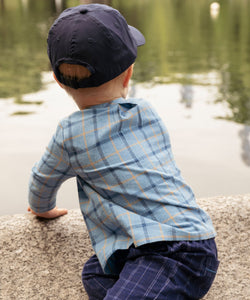 Lupo Baby Shirt in Autumn Plaid