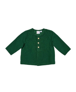 Lupo Baby Shirt in Forest Corduroy