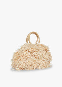 Merida Straw Fringe Tote Bag