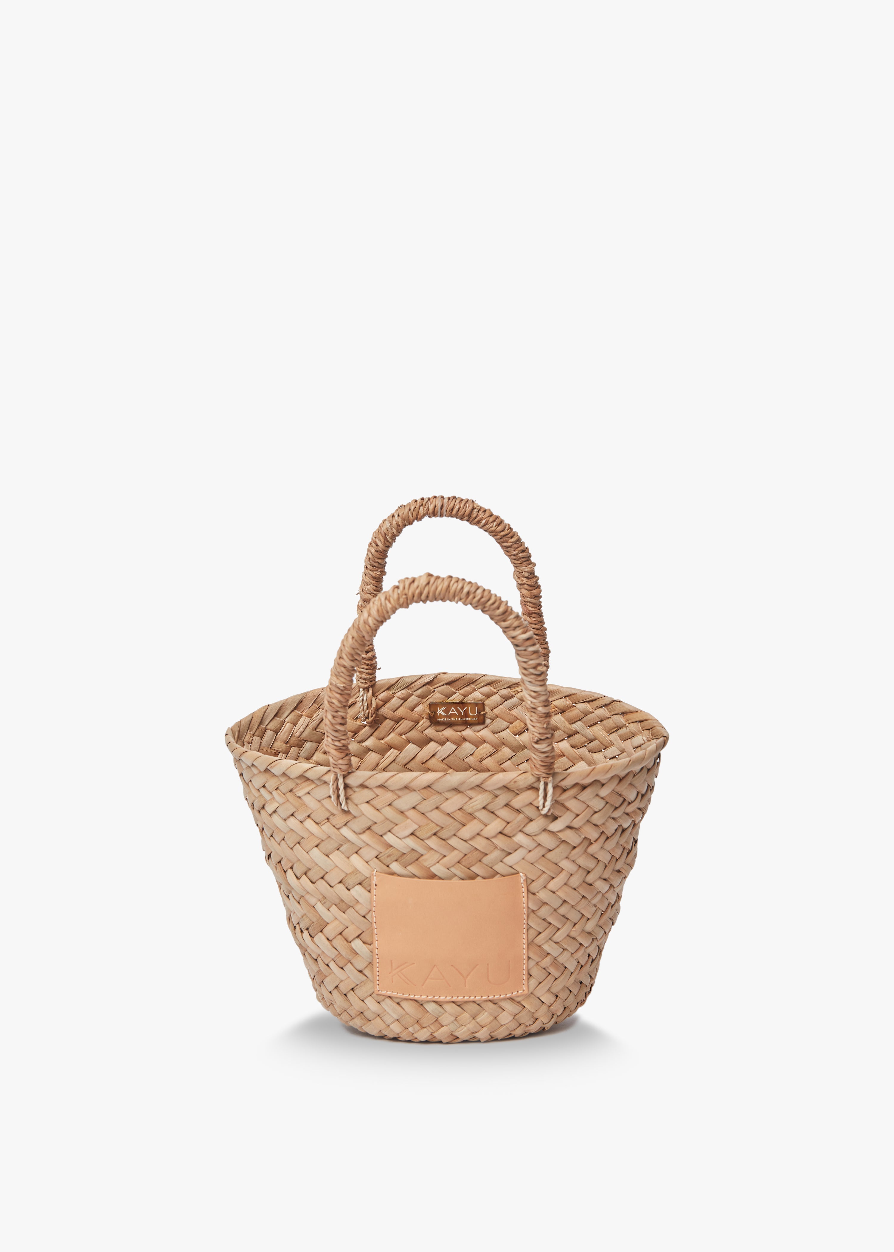 Mini Francisca Straw Tote in Natural