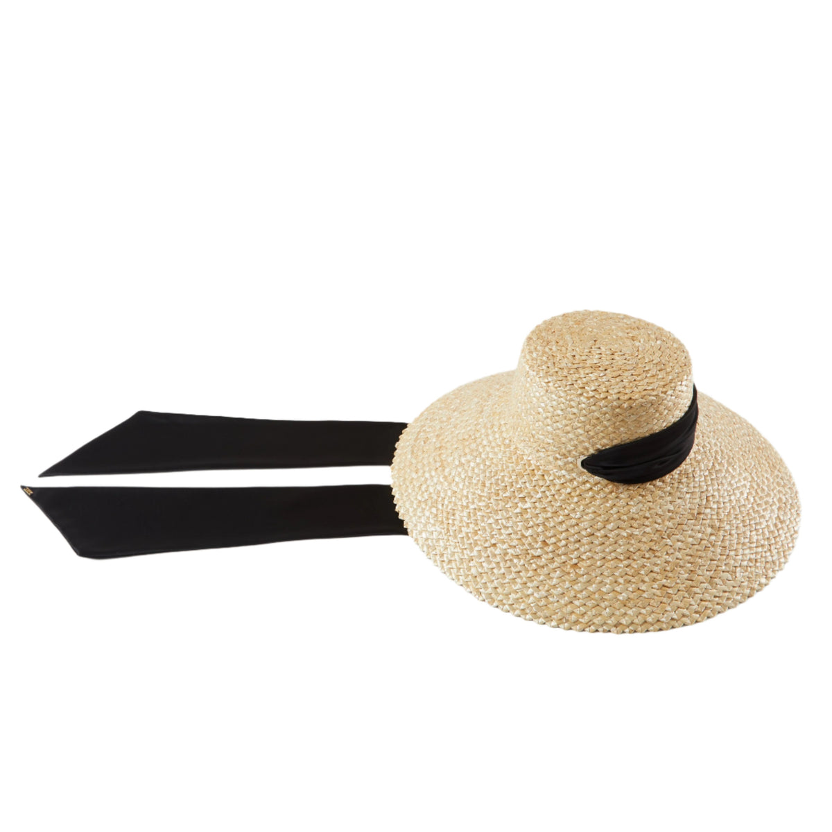 Mirabel Wide-Brim Sunhat in Black