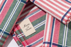 Blush Provence Plaid Napkins in Pink, Set of 4
