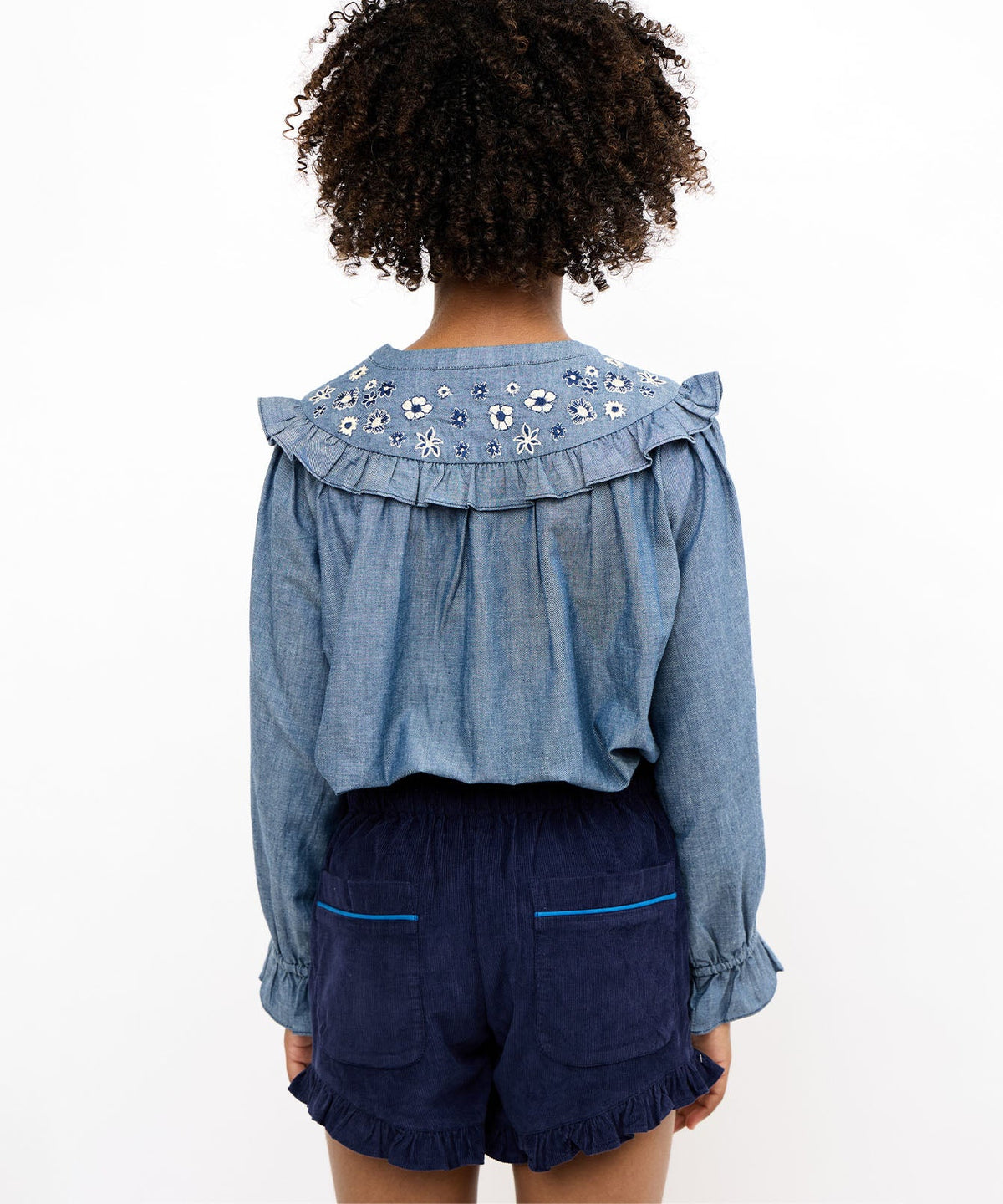 Maggie Blouse in Denim