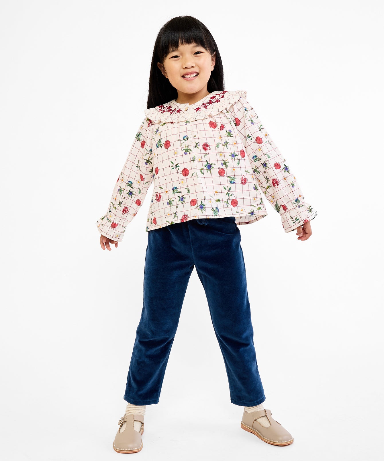 Maggie Blouse in Pomegranate Parade