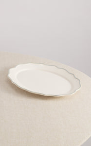 Sylvia Oval Platter 15.5"