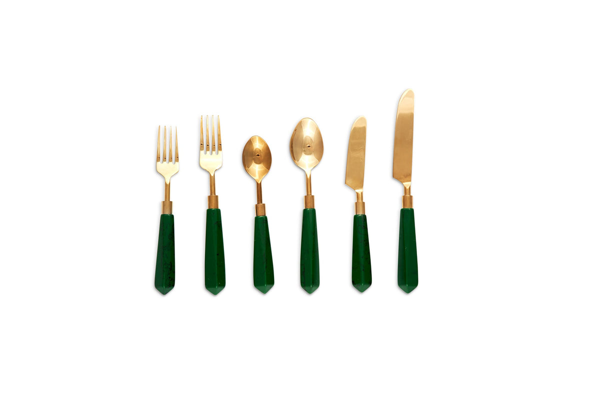 Malachite Cutlery