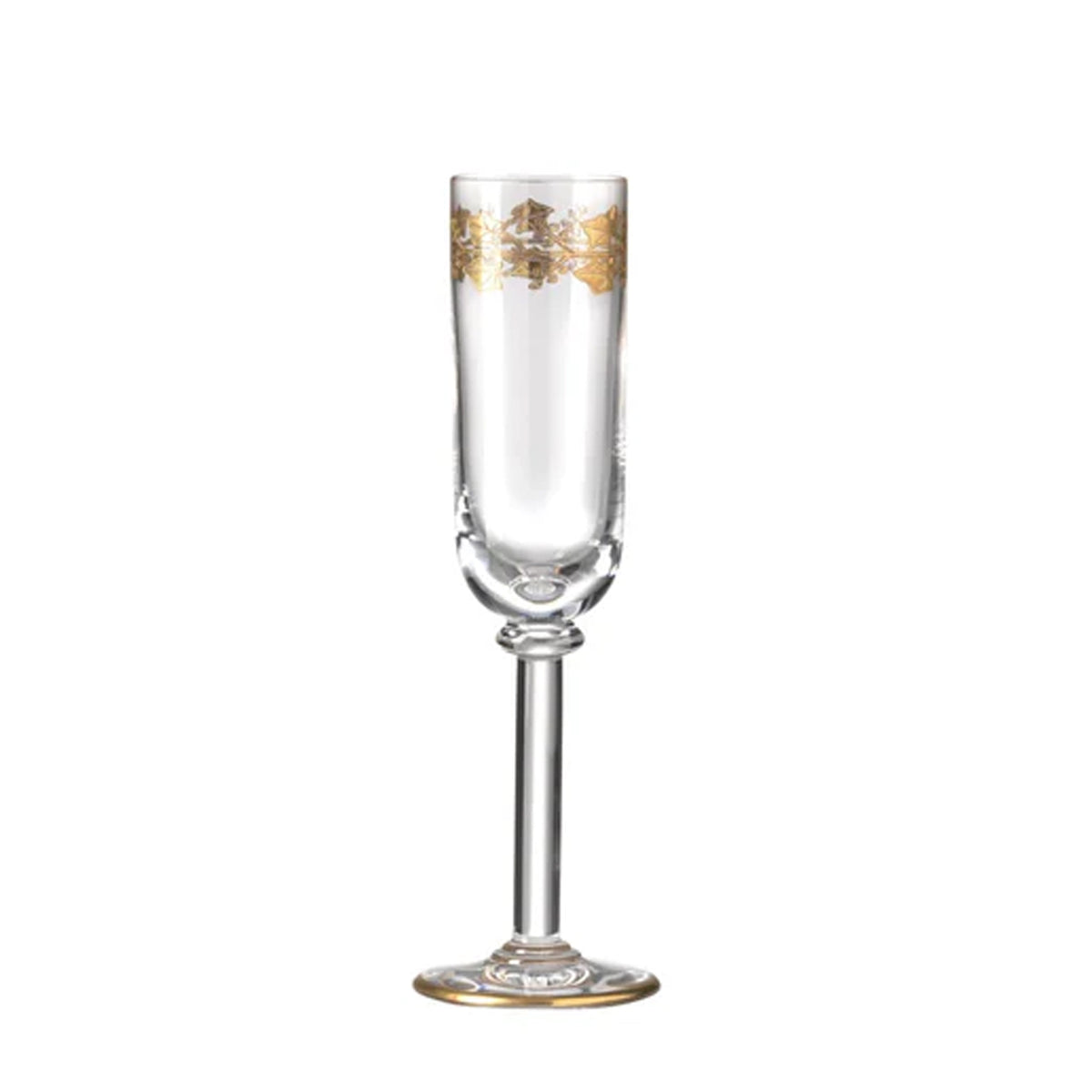 Marchese Flute Goblets Gold Thread, Set of 2