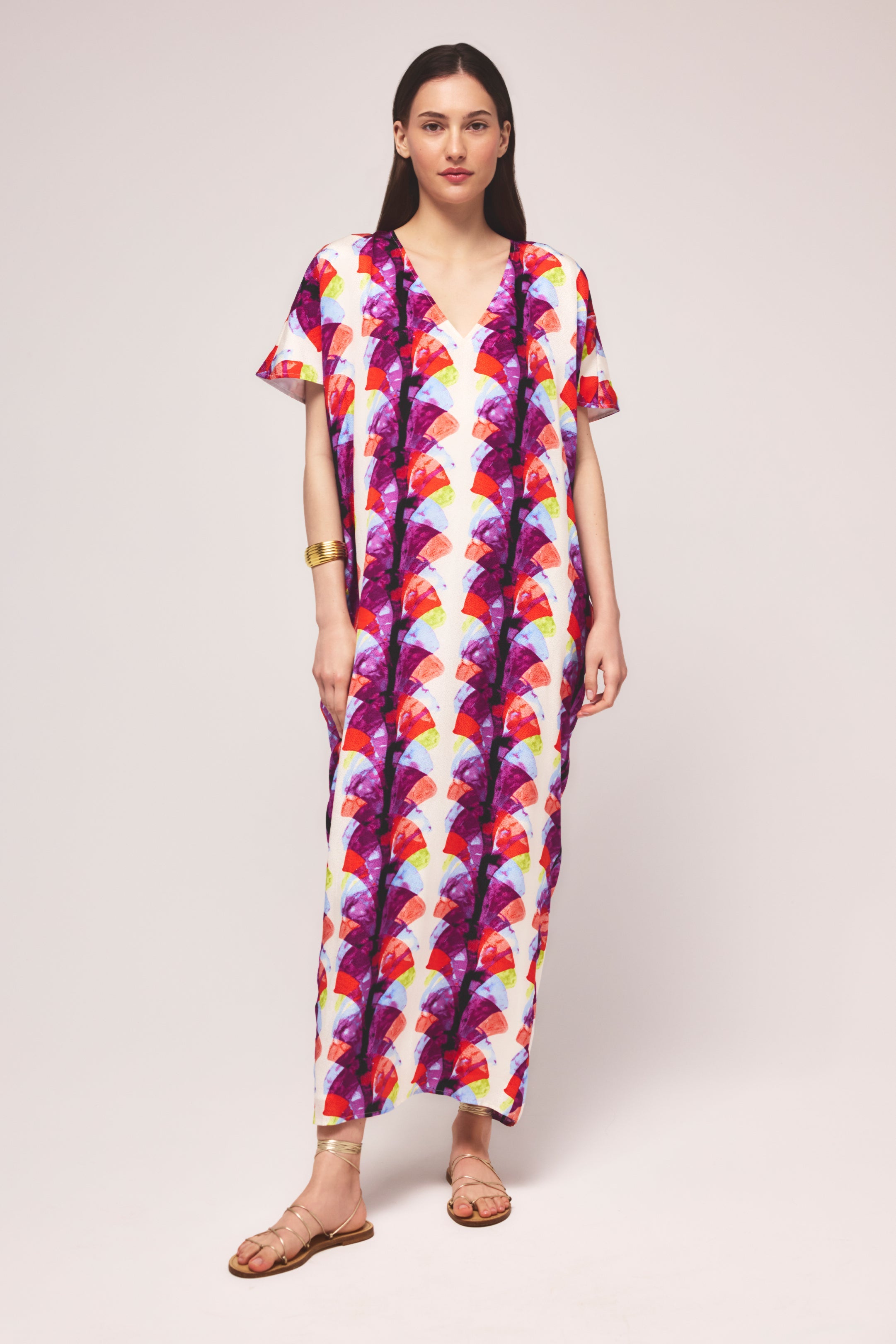Nina Caftan in Poppy