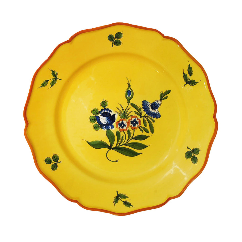 Marseille Dinner Plates in Yellow, Set of 6