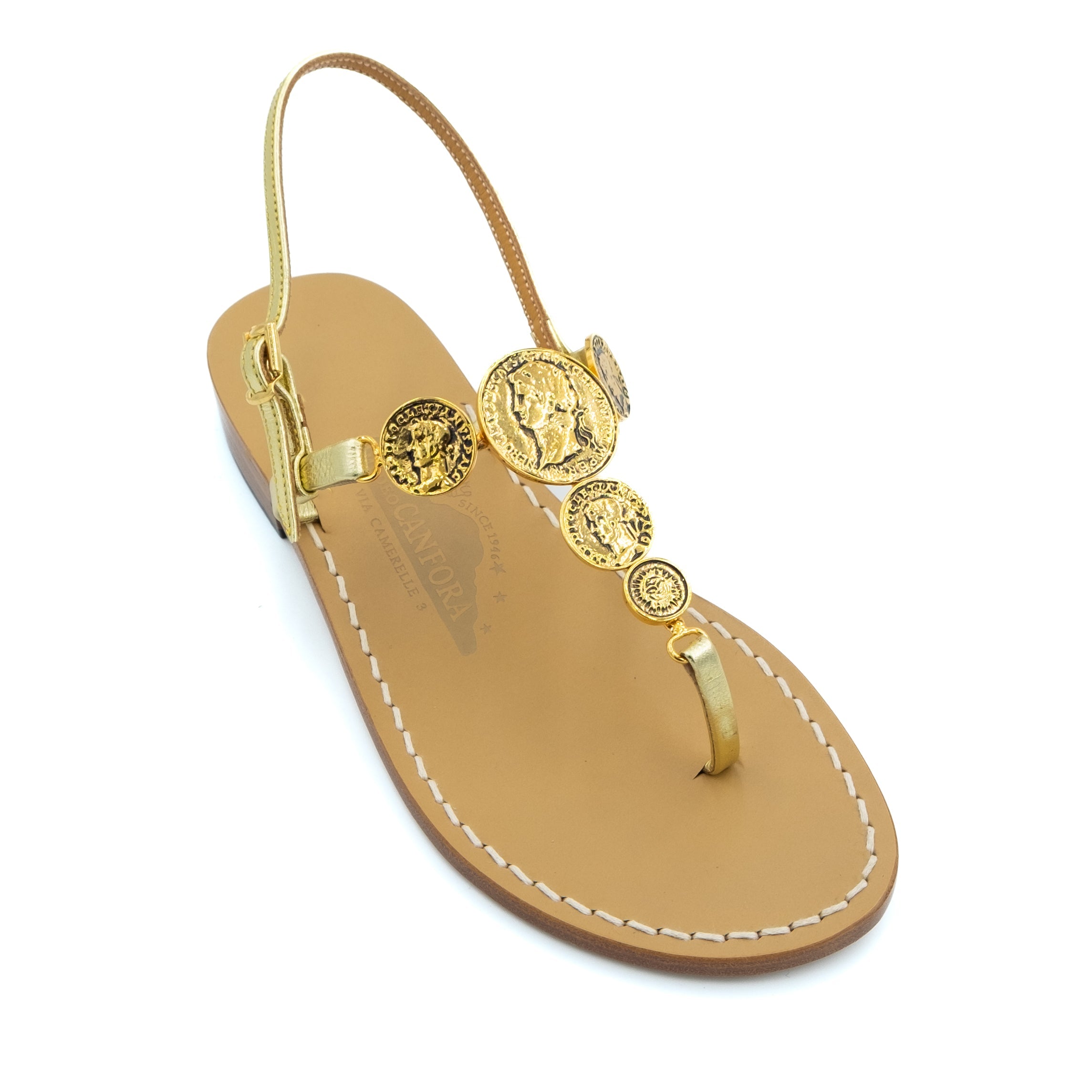 Marta Leather Thong Sandal