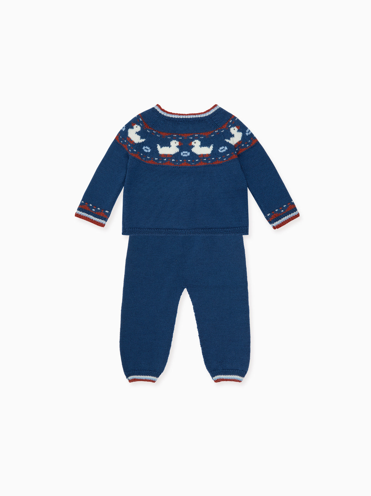 Mavi Merino Duck Baby Knitted Set