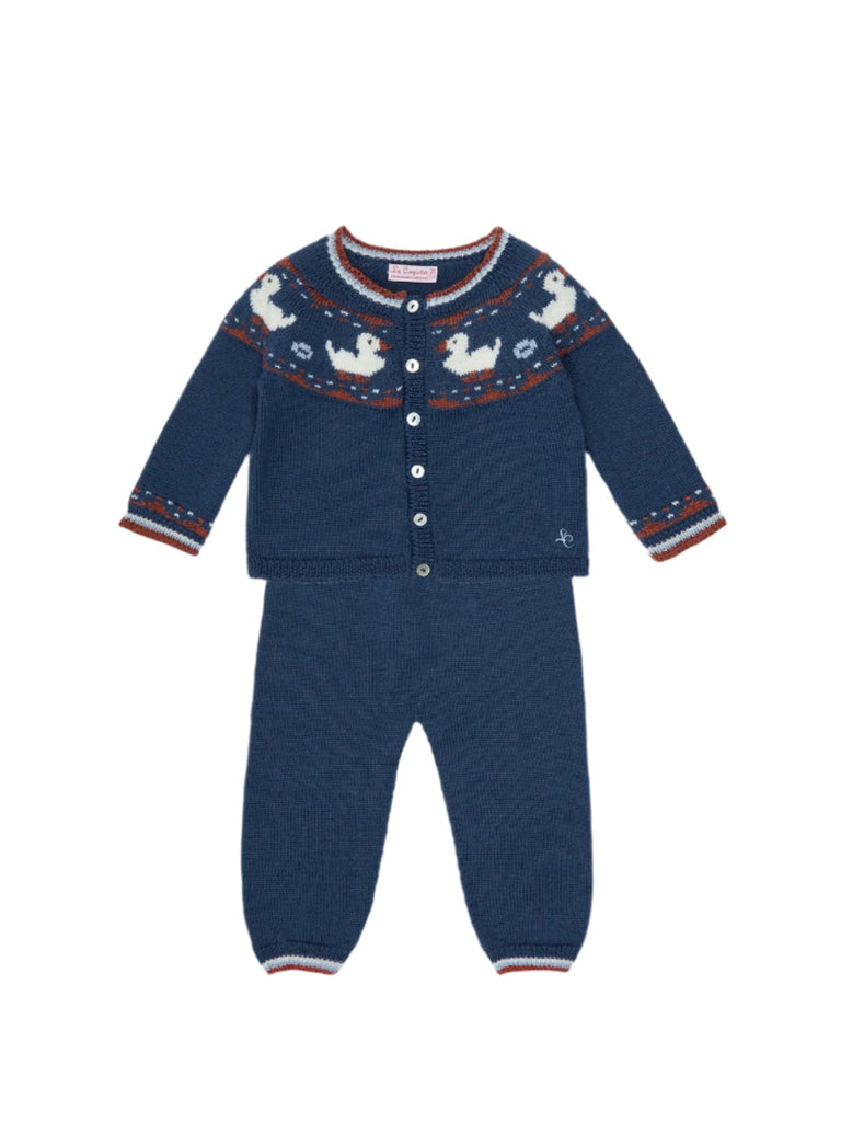 Mavi Merino Duck Baby Knitted Set