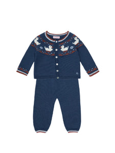 Mavi Merino Duck Baby Knitted Set