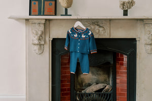 Mavi Merino Duck Baby Knitted Set