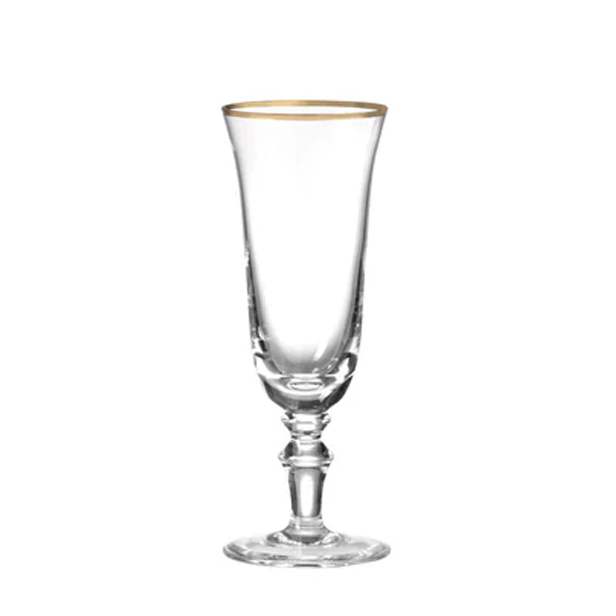 Medici Flute Goblets Gold Thread, Set of 2