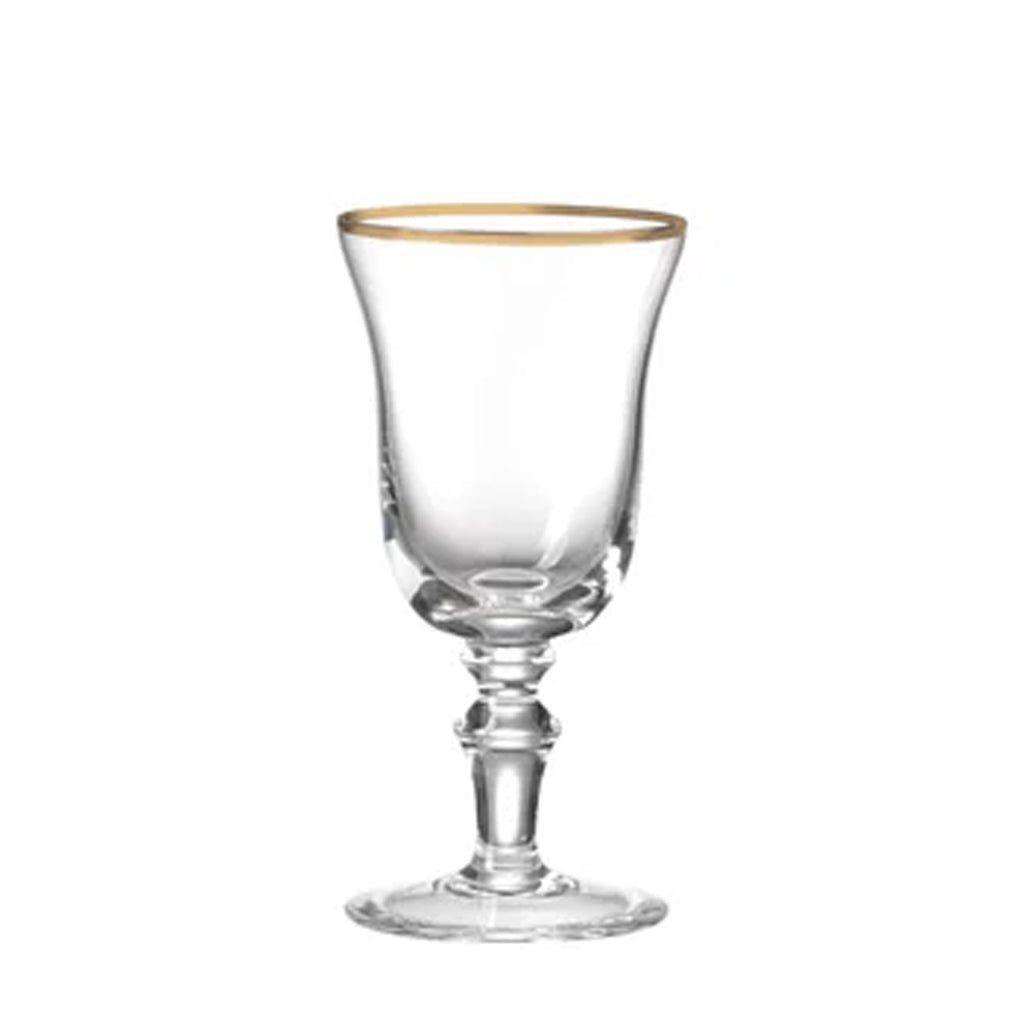 Medici Wine Goblets Gold Thread, Set of 2