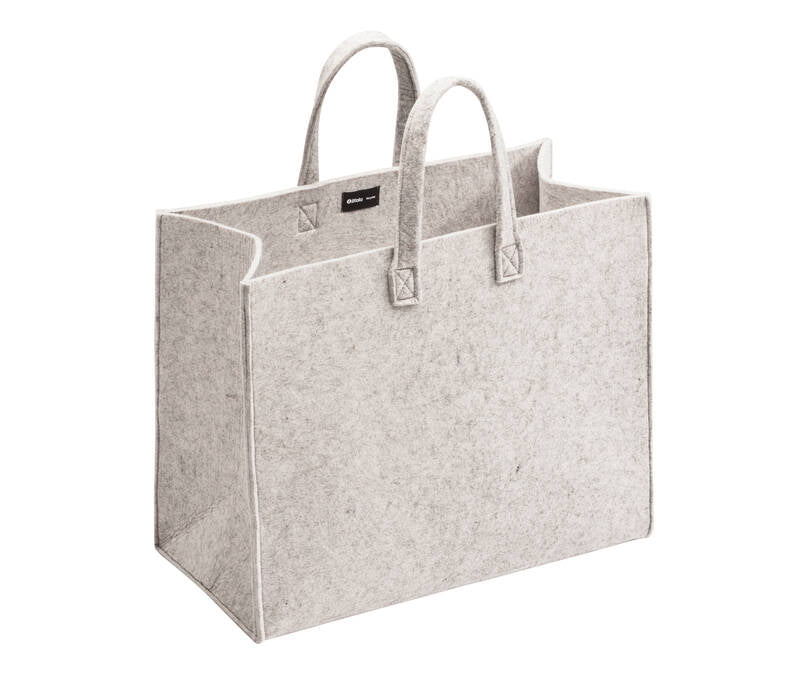 Meno Home Large Bag in Beige Recycled