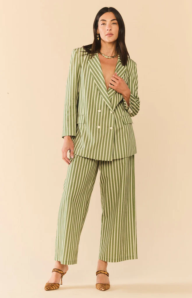 Meredith Blazer in Meadow Stripe
