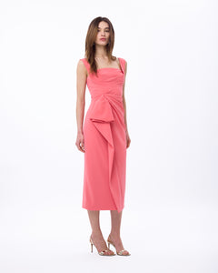 Mia Dress in Guava