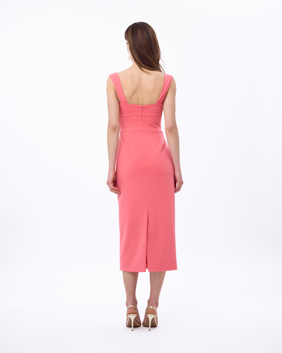 Mia Dress in Guava