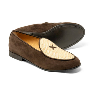 Men's Brown Raffia Milano Loafer