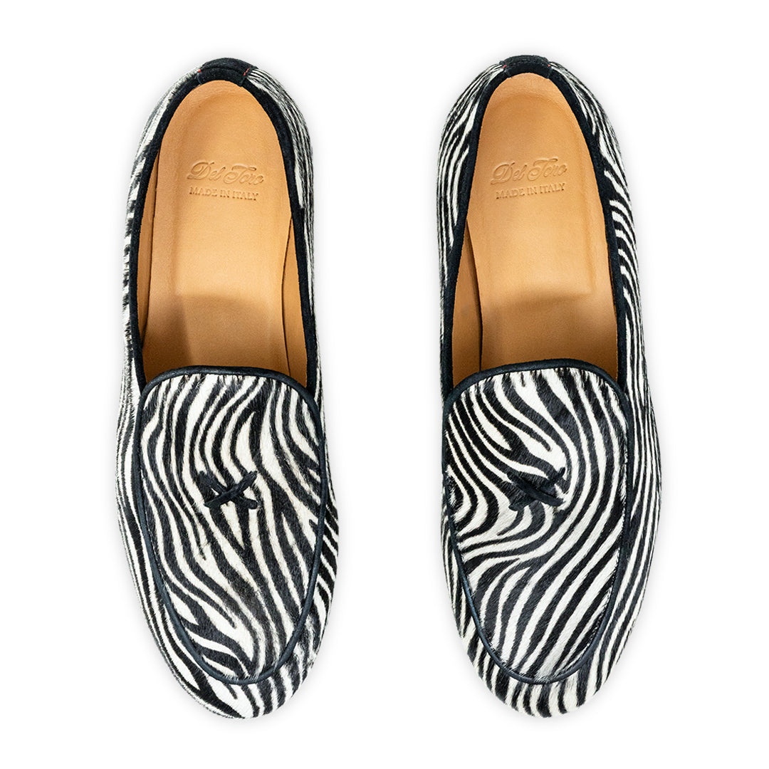 Women's Zebra Print Milano Loafer