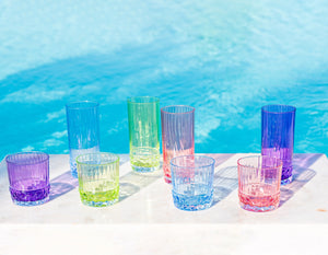 Deco Assorted Short Tumblers, Set of 4