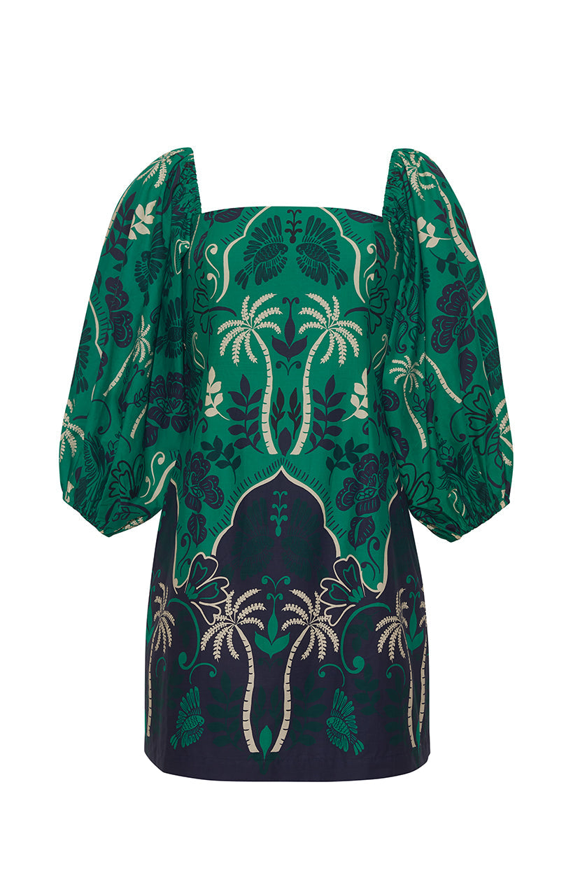 Montauk Dress in Sanibel Island Green