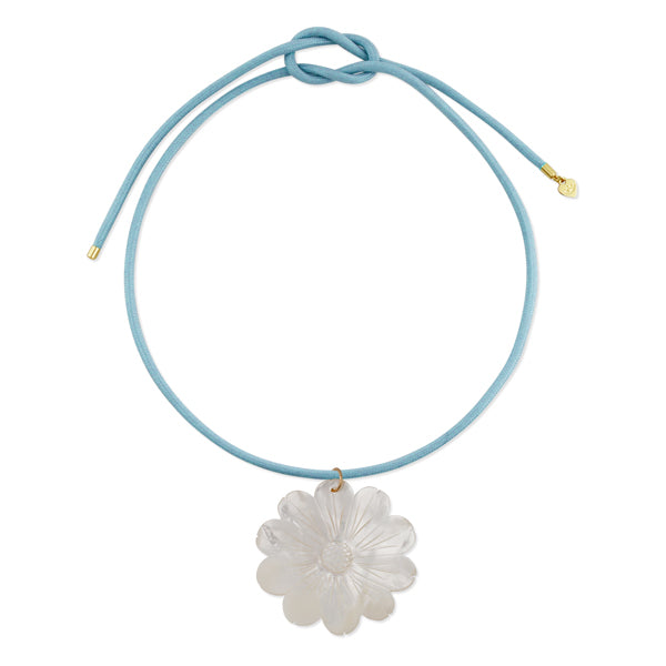 Mother of pearl daisy charm