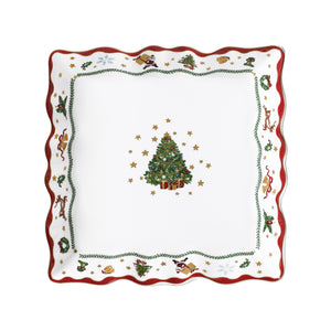 Prouna My Noel 9" Lace Square Tray White Background Photo