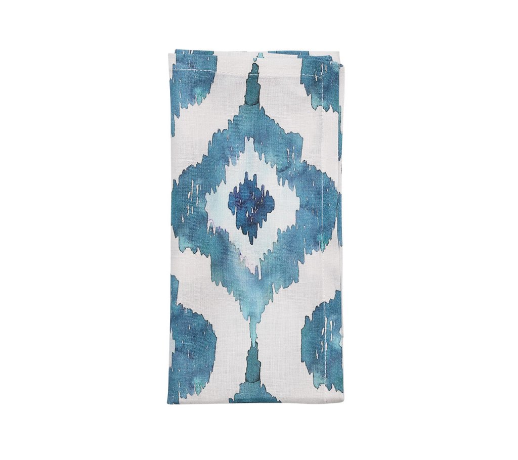 Kim Seybert, Inc.Watercolor Ikat Napkin in Blue, Set of 4Napkins