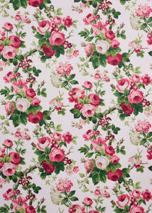 Nancy Floral Wallpaper in Rose