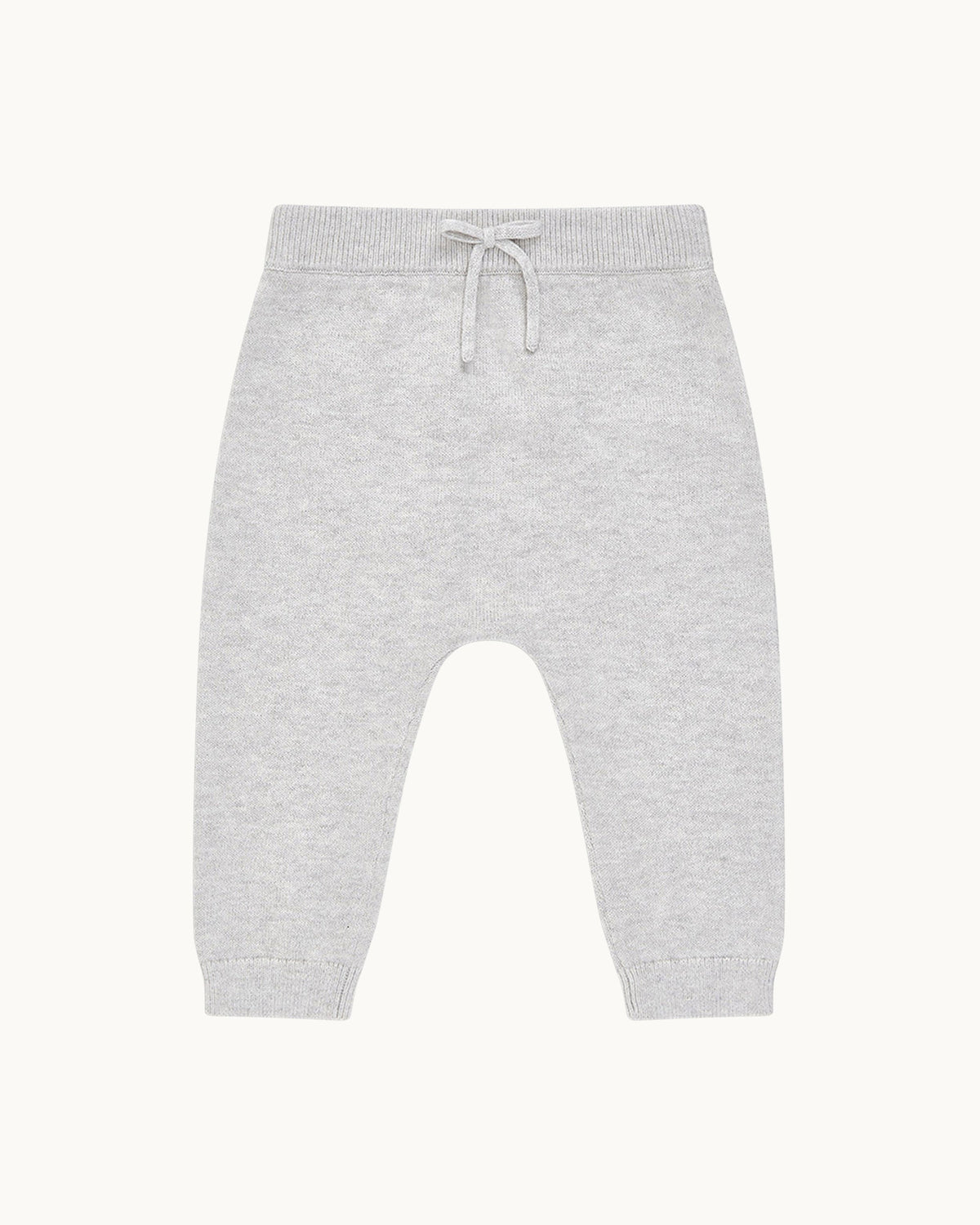 Angel Wing Knitted Trouser in Grey