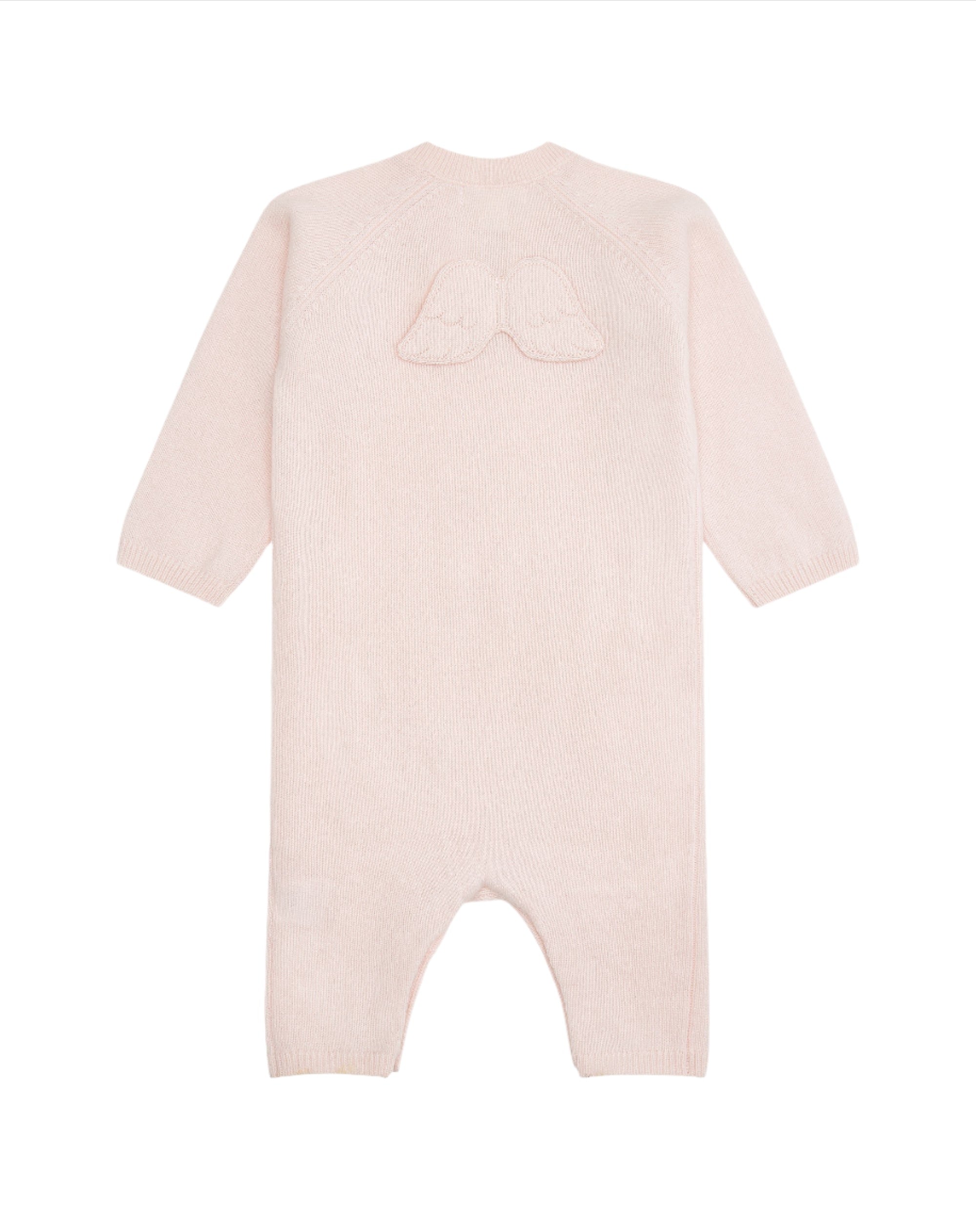 Ariel Angel Wing Cashmere Romper in Pink