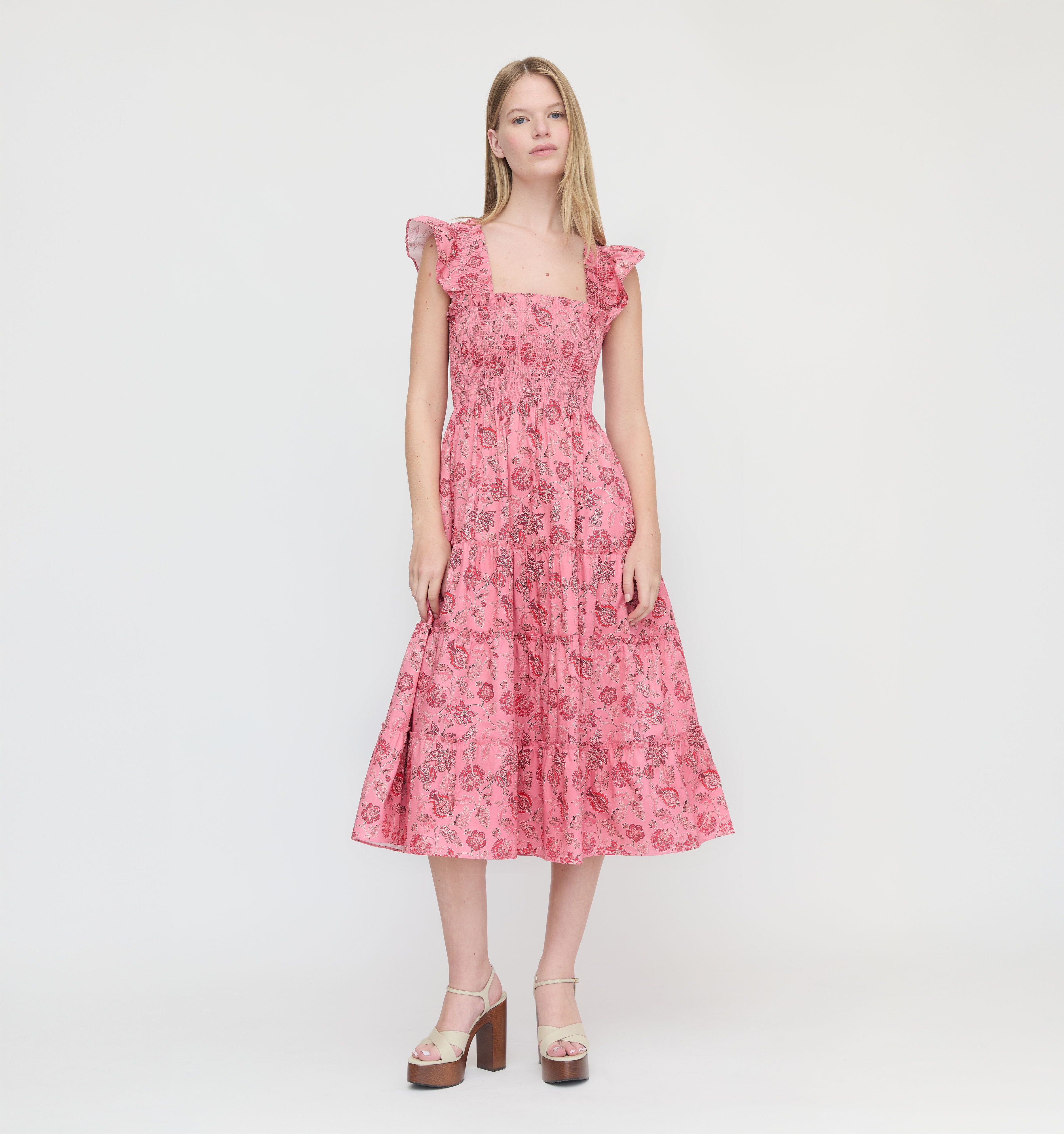 The Ellie Nap Dress in Pink Pimlico Floral