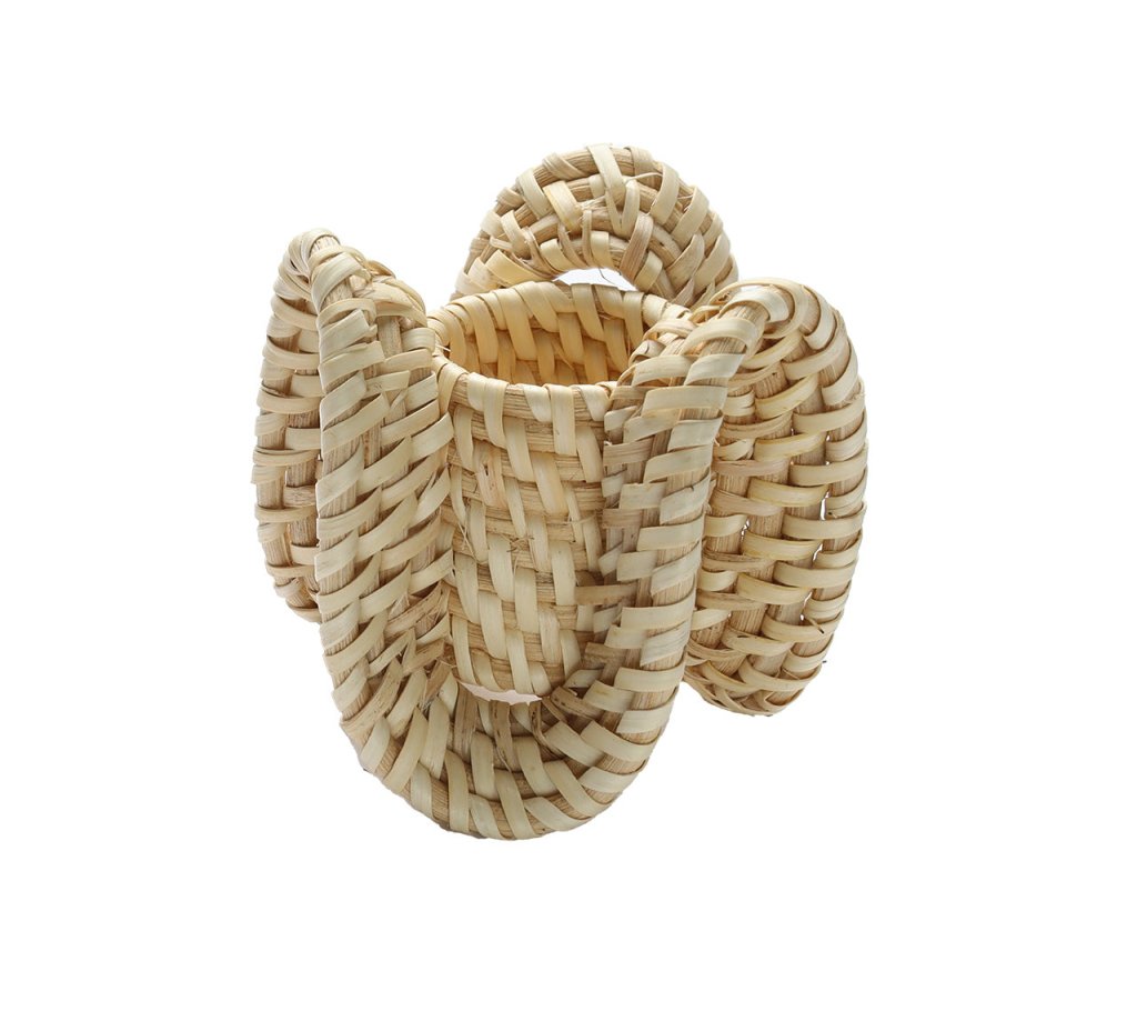 Kim Seybert, Inc.Ruffle Napkin Ring in Natural, Set of 4Napkin Rings