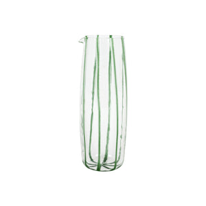 Nuovo Stripe Green Pitcher