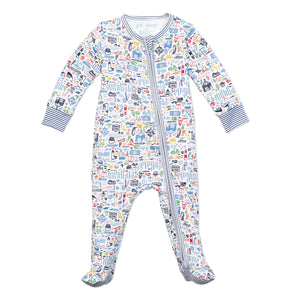 Nantucket Multi Zip Baby Onesie