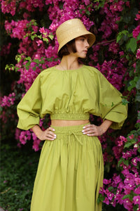 Newport Top in Sweet Lime