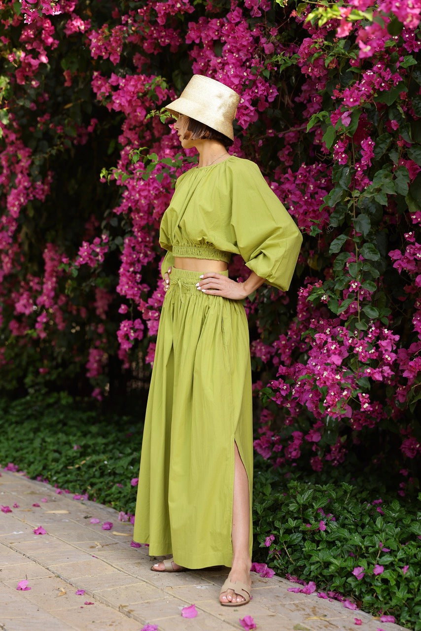 Newport Top in Sweet Lime