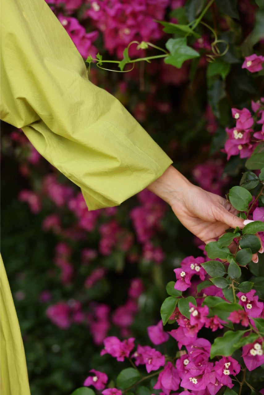 Newport Top in Sweet Lime