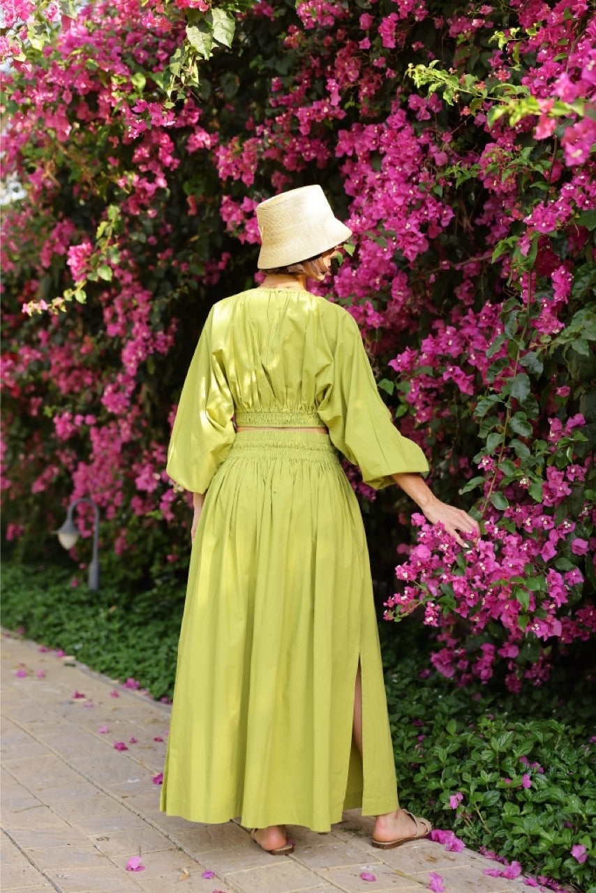 Newport Top in Sweet Lime