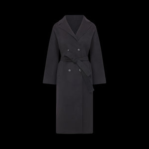 Nicola Cashmere Coat in Black