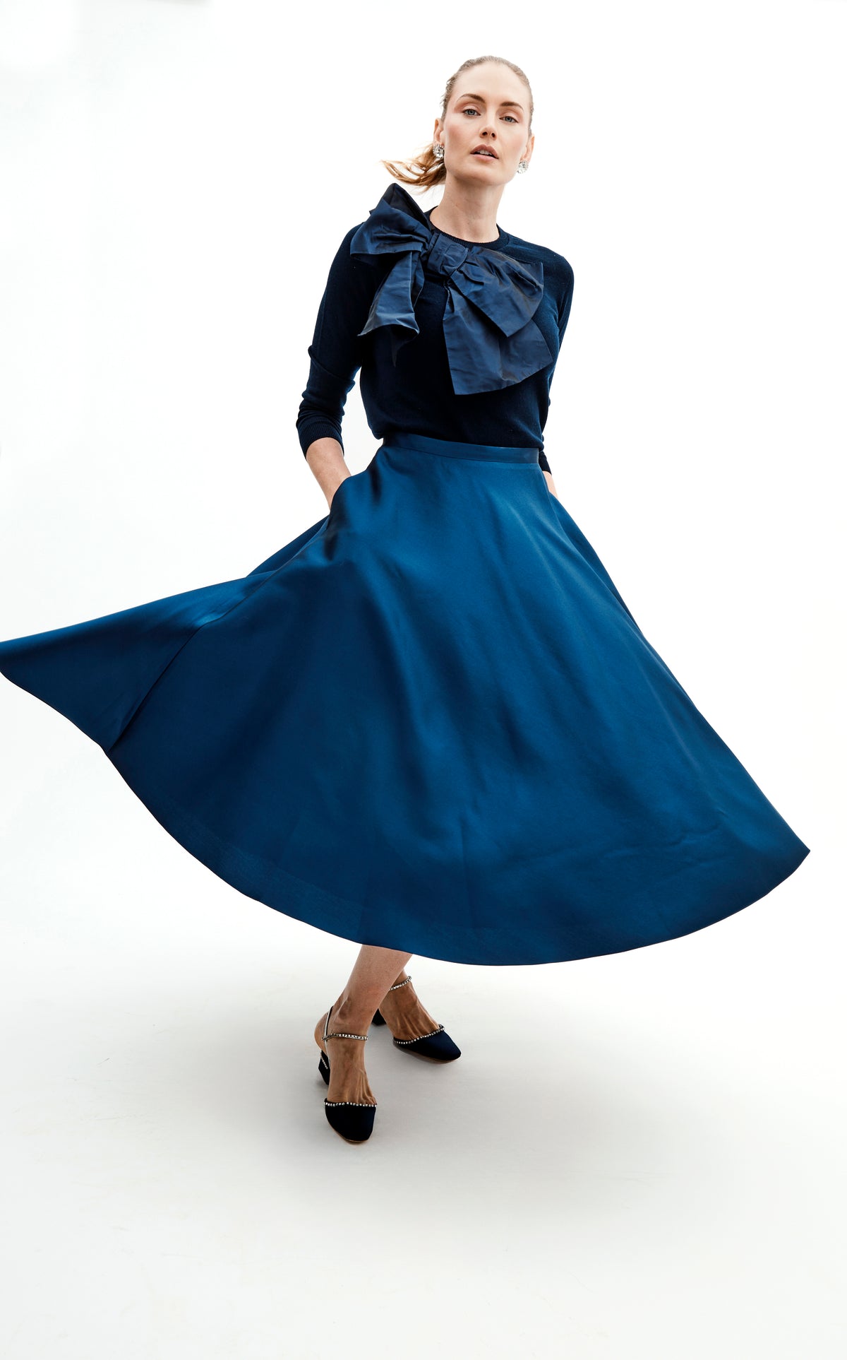 Nina Skirt In Cadet Navy