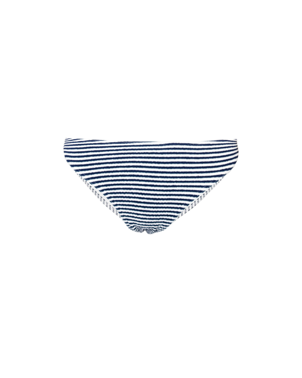 Orelia Bikini Bottom in Maritime Blue & White