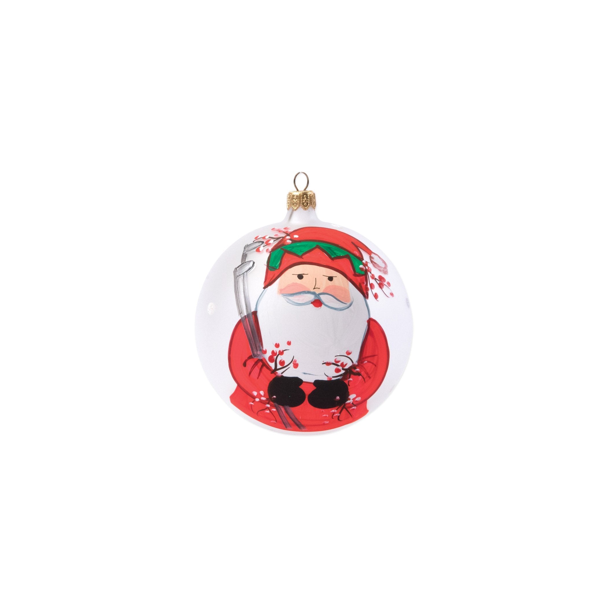 Old St. Nick Golfing Ornament